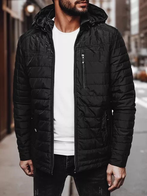 Men's black jacket Kent