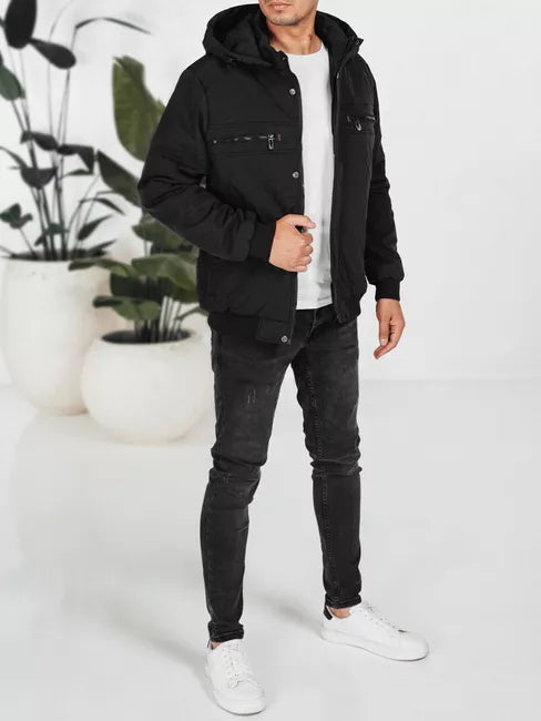 Men's black jacket Kuder