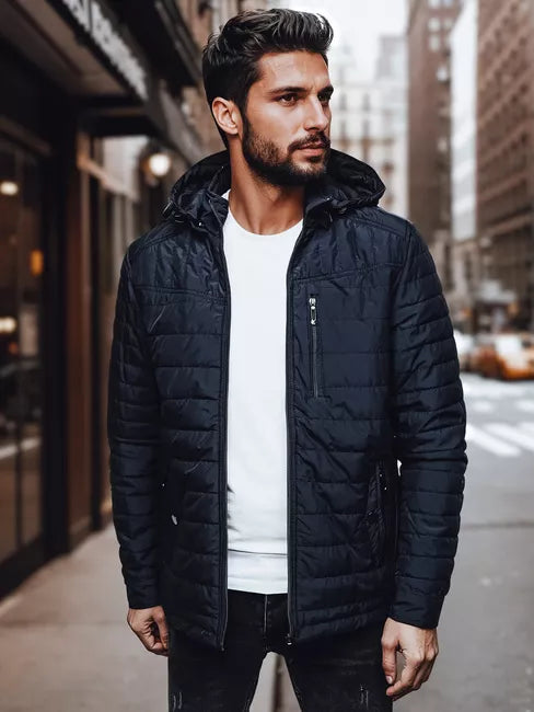 Men's dark blue jacket Kent