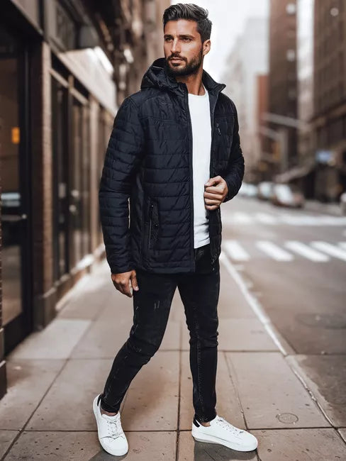 Men's dark blue jacket Kent