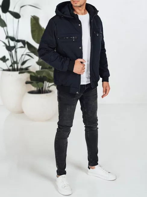 Men's dark blue jacket Kuder