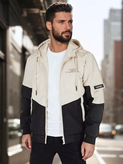 Men's brown jacket Mask