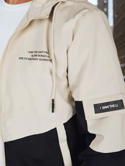 Men's brown jacket Mask