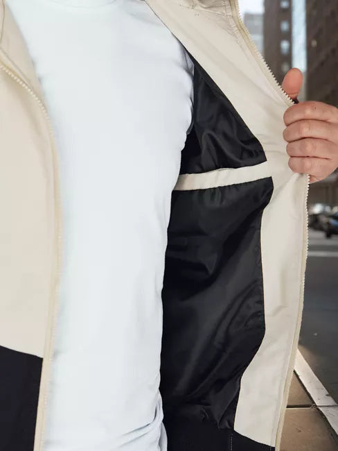 Men's brown jacket Mask