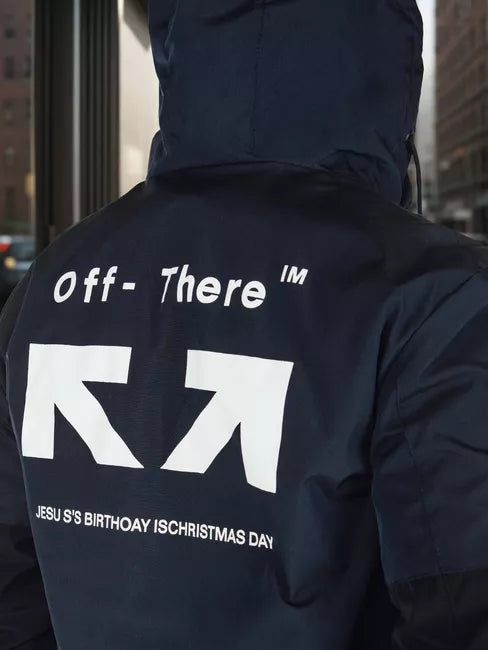 Men's dark blue jacket Mask