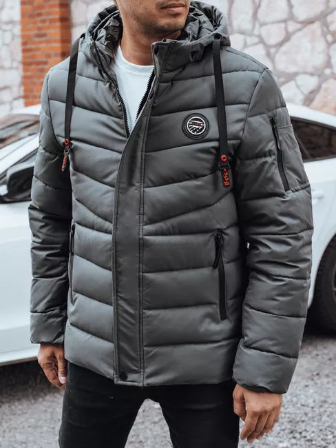 Men's dark gray winter jacket Daley