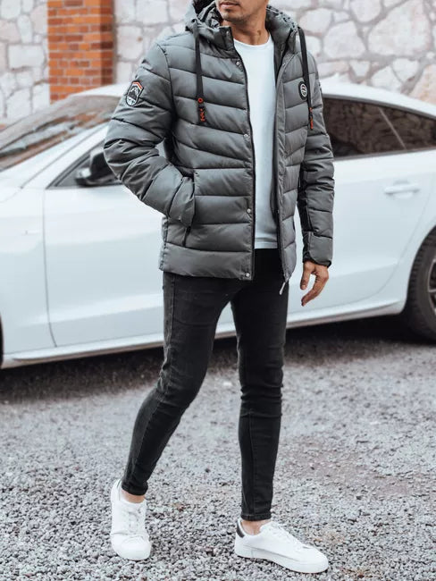 Men's dark gray winter jacket Daley