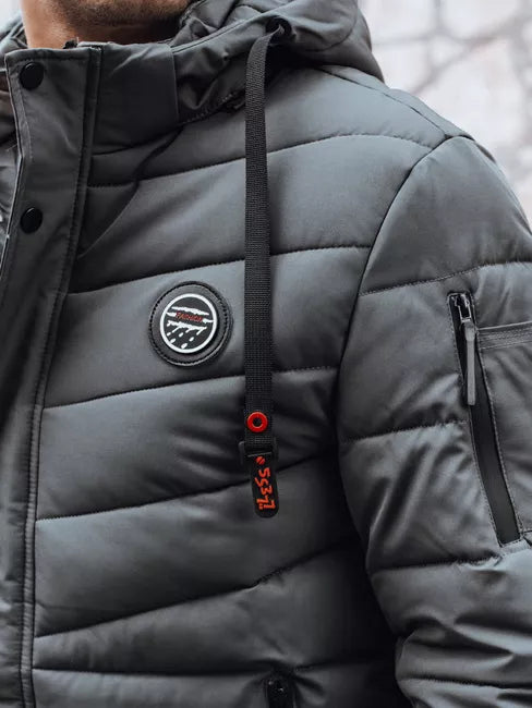 Men's dark gray winter jacket Daley