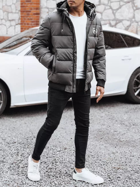 Men's gray winter jacket Tamil