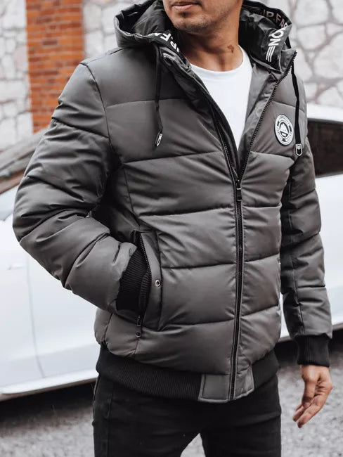 Men's gray winter jacket Tamil