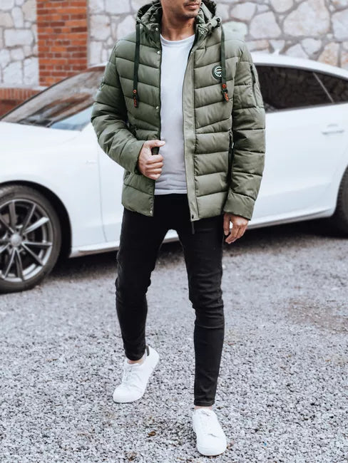 Men's green winter jacket Daley