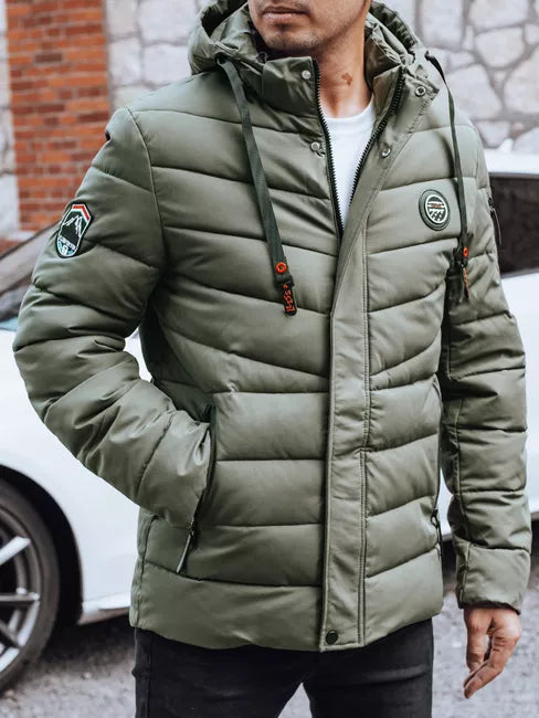 Men's green winter jacket Daley