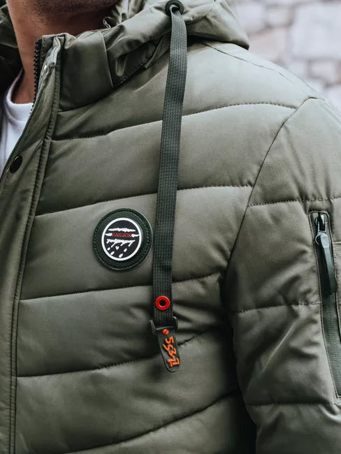 Men's green winter jacket Daley