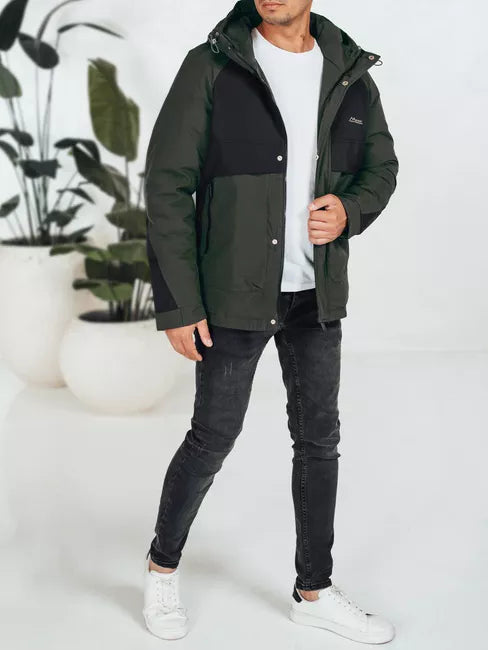 Men's black winter jacket Banket