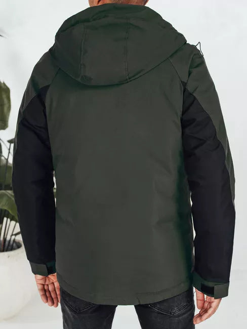 Men's black winter jacket Banket