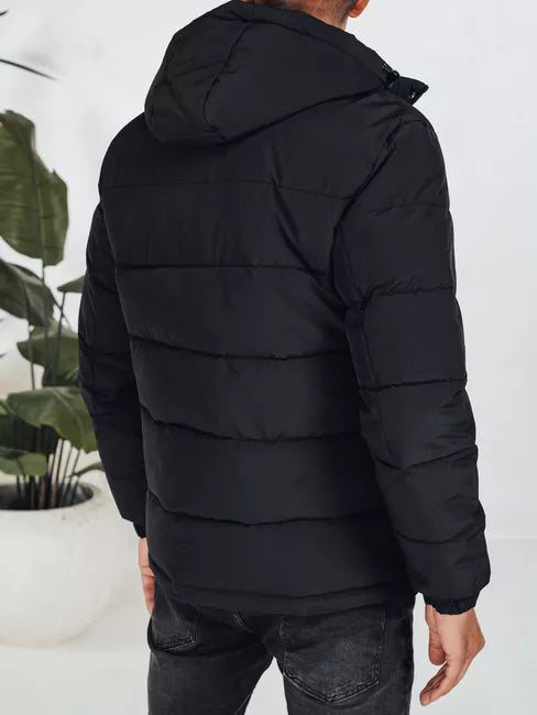 Men's black winter jacket Porter