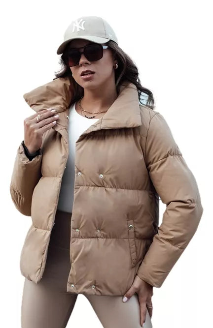 Women's winter brown jacket Lari