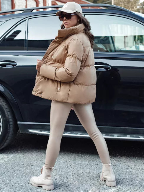 Women's winter brown jacket Lari