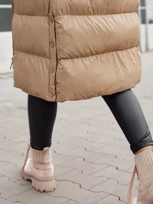 Women's winter brown jacket Bela