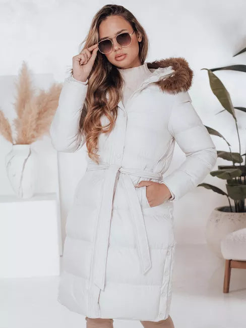 Women's winter white jacket Bela