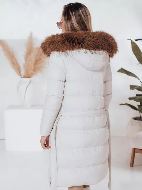 Women's winter white jacket Bela