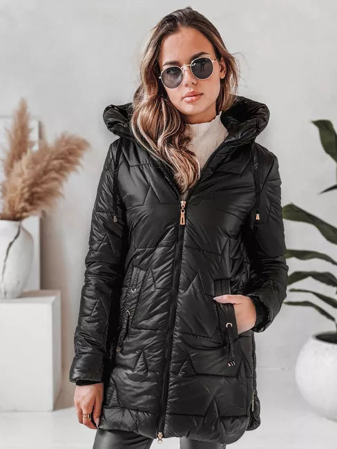 Women's black winter jacket Tango