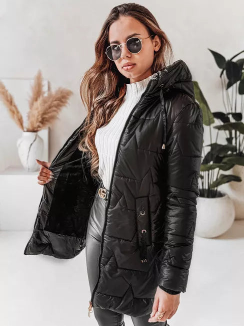 Women's black winter jacket Tango
