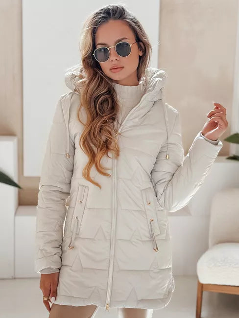 Women's light gray winter jacket Tango