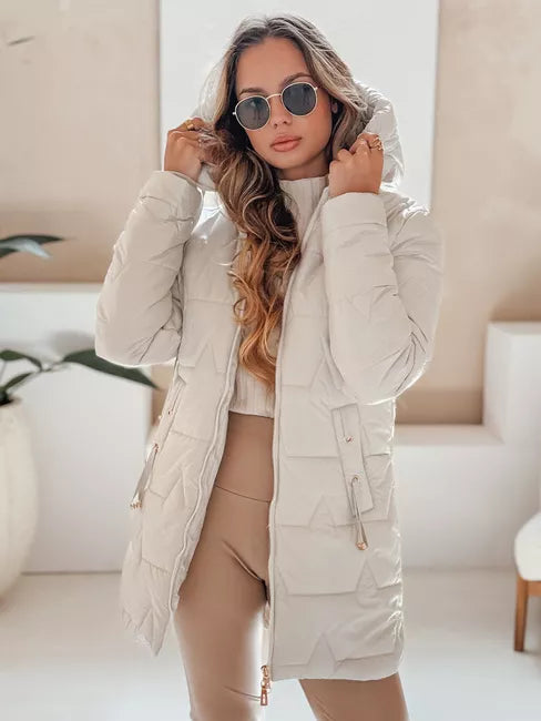 Women's light gray winter jacket Tango