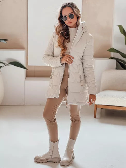 Women's light gray winter jacket Tango