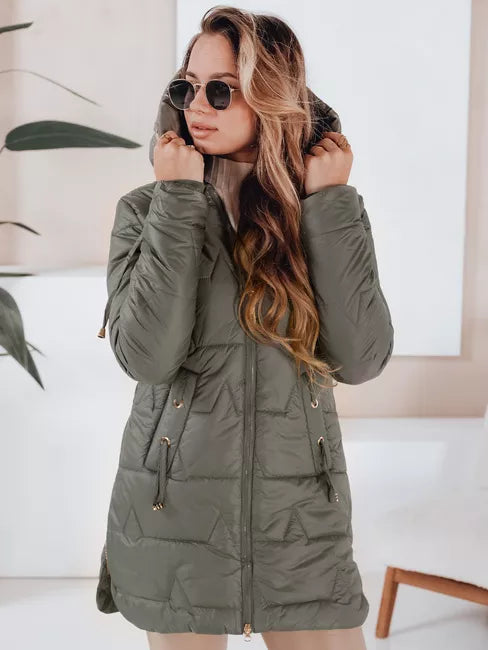 Moteriška žalia žieminė striukė Tango