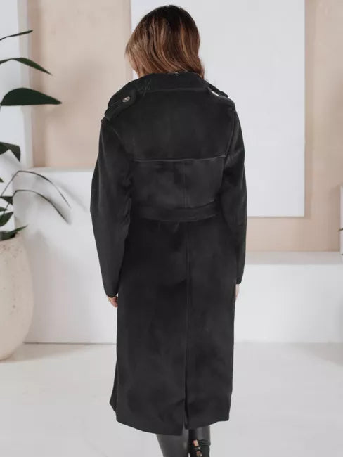 Women's black winter coat Gino