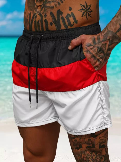 Swim shorts black/white Revel