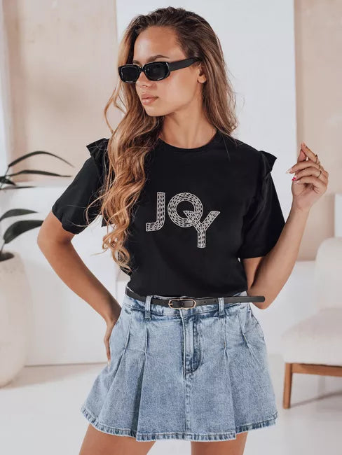 Women's blue denim skirt-shorts Vibegirl 