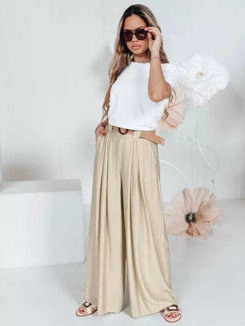 Women's brown trousers Mirelou 