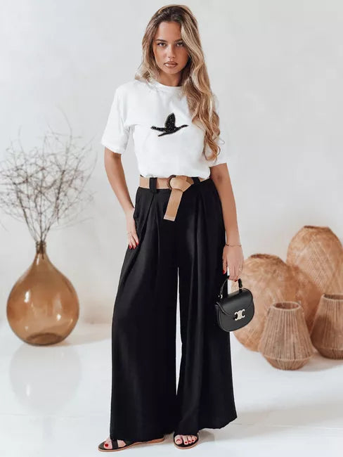 Women's black trousers Mirelou 