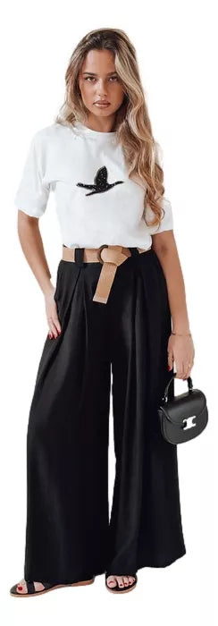 Women's black trousers Mirelou 