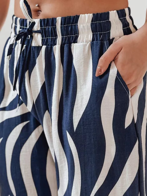 Women's dark blue pants Enjoy