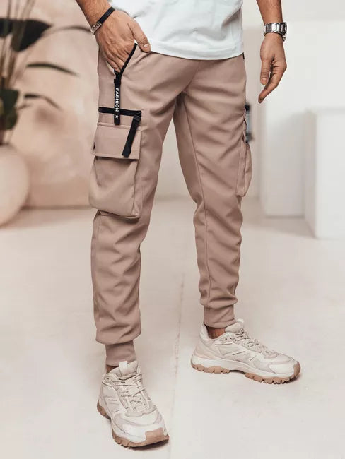 Men's brown trousers Rosko 