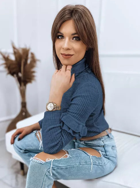 Women's navy blue sweater Bufal