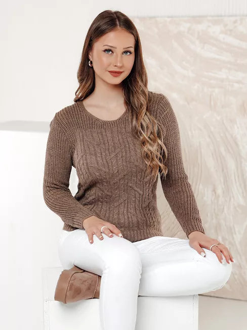 Women's brown sweater Nela
