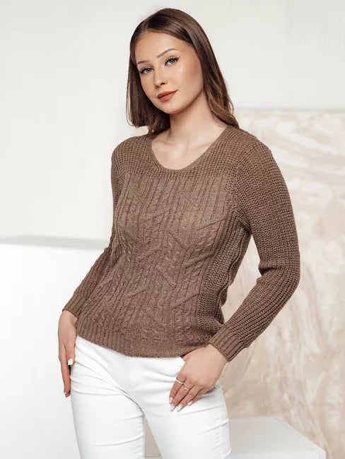Women's brown sweater Nela