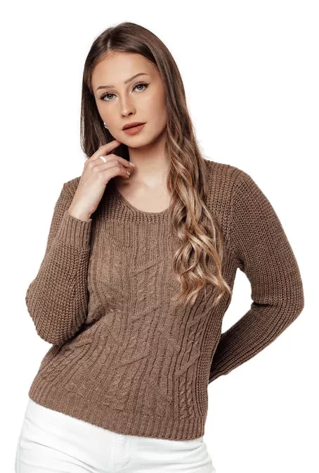 Women's brown sweater Nela
