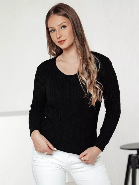 Women's black sweater Nela