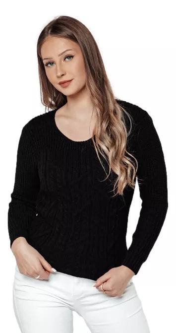 Women's black sweater Nela
