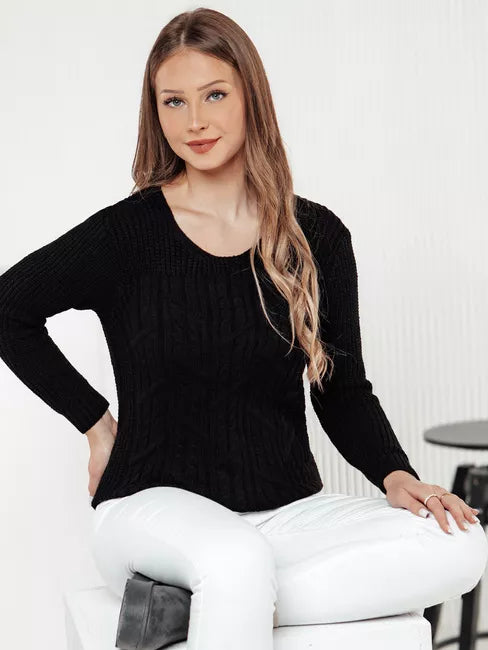 Women's black sweater Nela