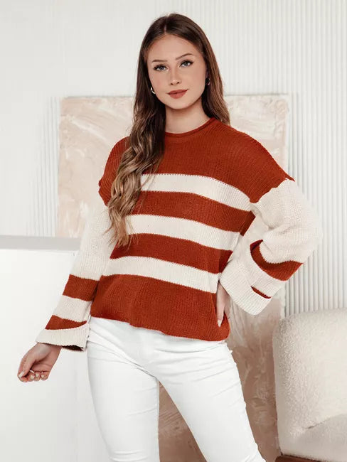 Women's red/white sweater Tango
