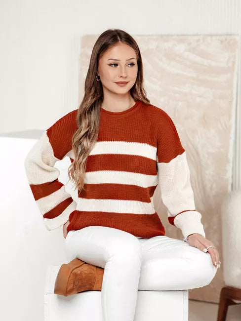 Women's red/white sweater Tango