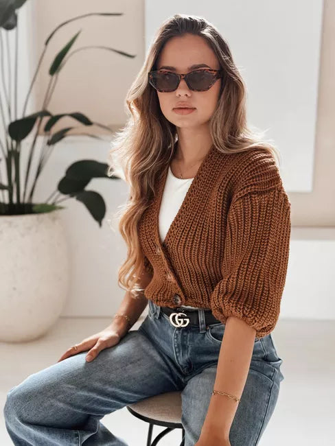 Women's brown sweater Lorel