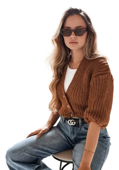 Women's brown sweater Lorel